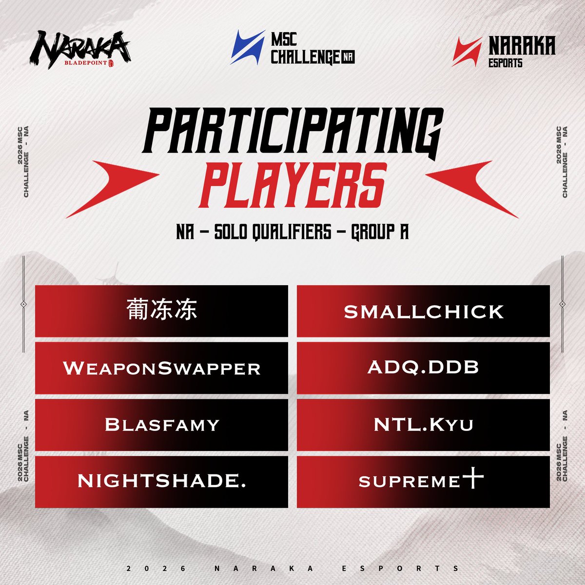 Naraka Esports tweet media