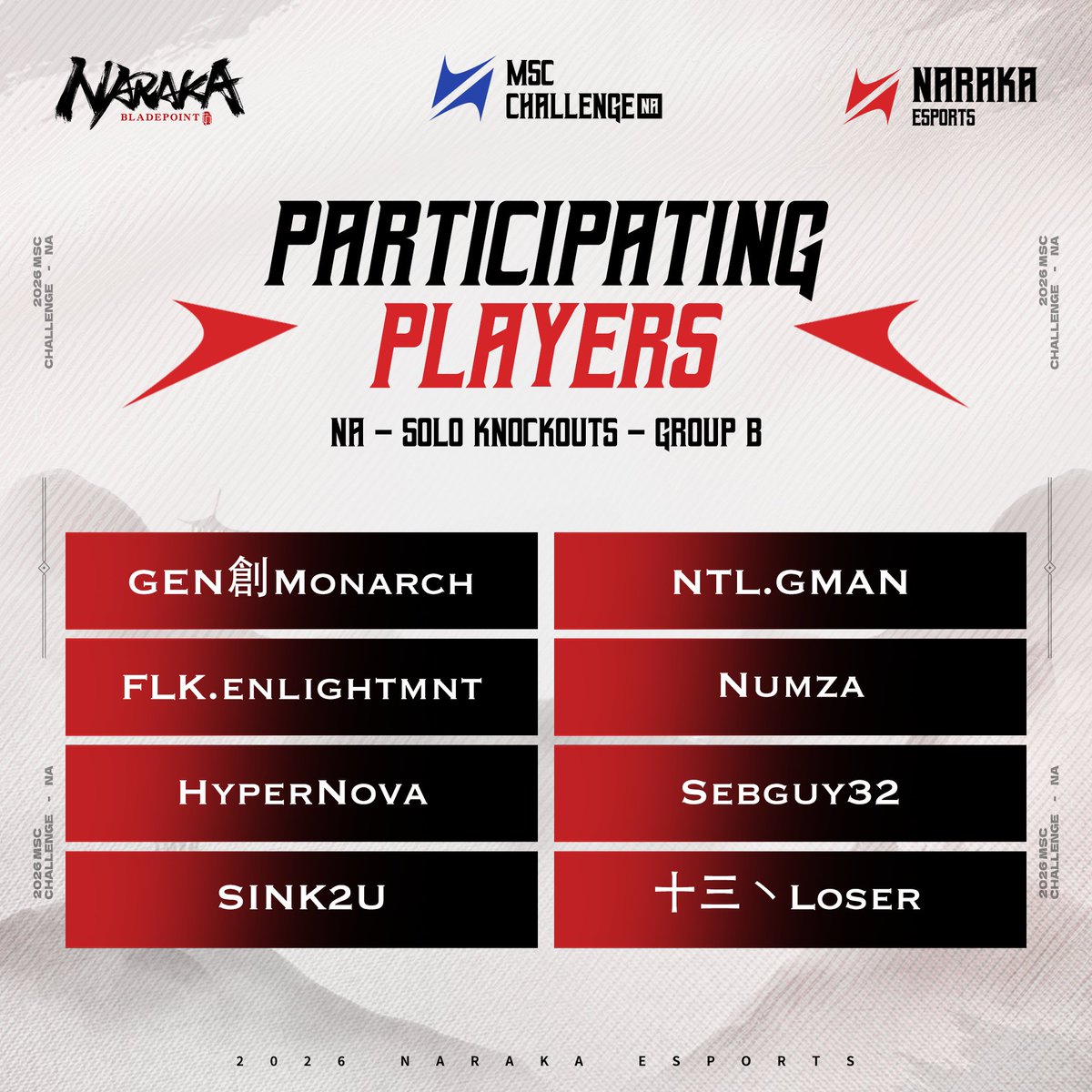 Naraka Esports tweet media