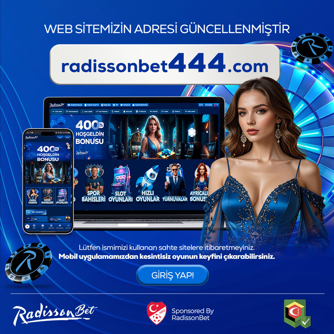 radissonxx's tweet photo. 🌟 Radissonbet Güncel Giriş Adresi https://t.co/biovMGaFeG hizmetinizdedir. 

💻 #Radissonbet'e  Her Zaman En Doğru Güncel Giriş Bilgisi İçin Sosyal Medya Hesaplarımızı Takip Ediniz! 

🔮 #RadissonBet 7/24 Hizmetinizdedir, tüm oyunlarınızda bol kazançlar, keyifli günler dileriz. https://t.co/FHz1E39Uww