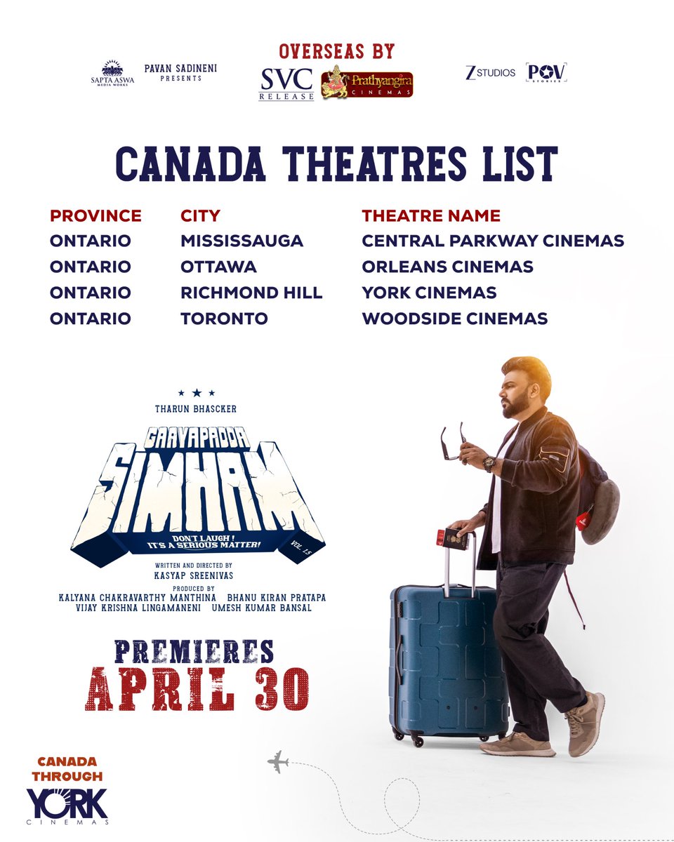 Prathyangira Cinemas tweet media