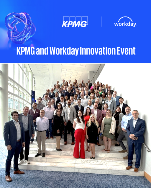 JoeBri6's tweet image. That’s a wrap on the 2nd annual KPMG &amp;amp; Workday Innovation Event! AI took center stage this year—from orchestrating the future of work to live demos of KPMG Mystro &amp;amp; AI Pulse. Huge thanks to our amazing attendees, speakers, and sponsors! #KPMG #Workday