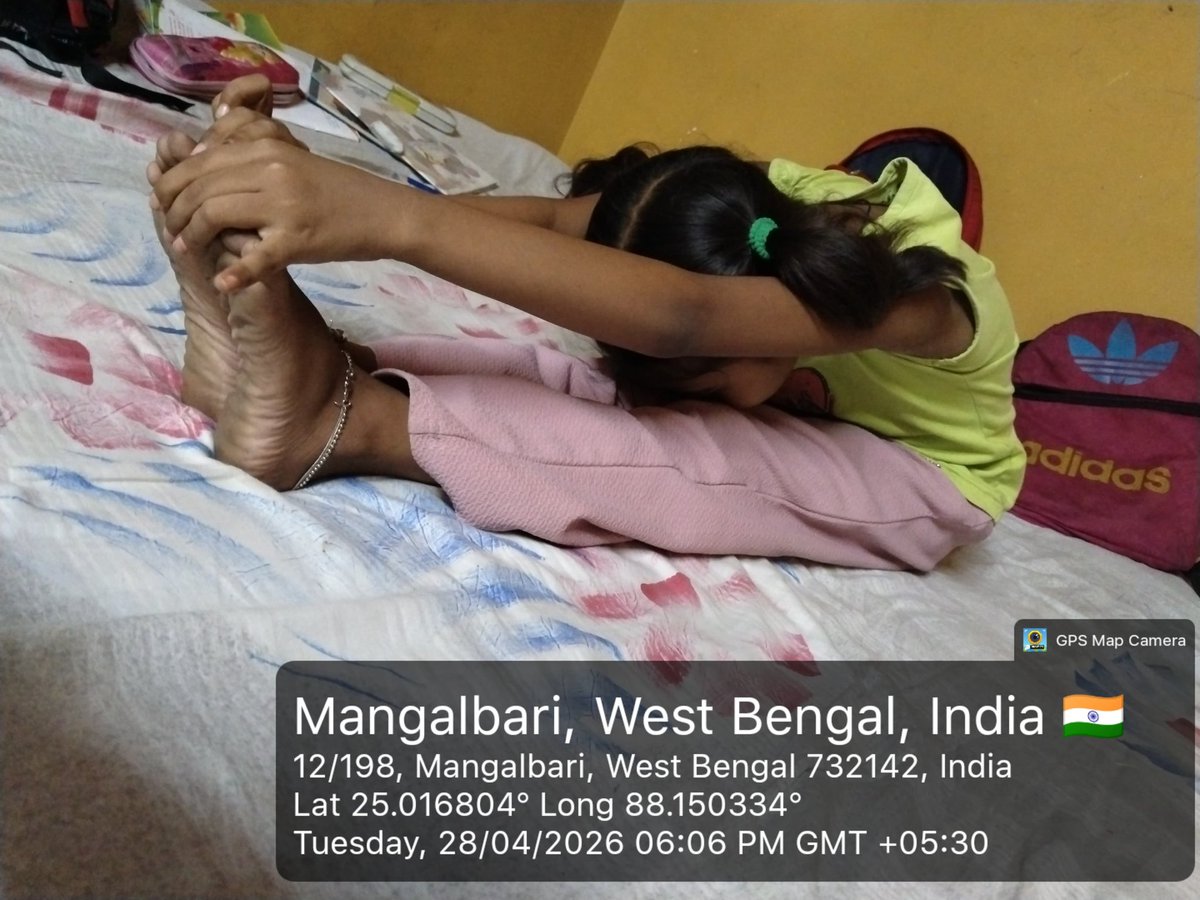 MaldaNss's tweet image. 53 days to go...
Countdown for 12th International Day of Yoga #IYD2026 #yoga
Morning Yoga session  by Cute sisyer of of Vol Mam Mandal,    Malda College @YASMinistry @rdnss_kolkata @BhartiyaConnect @ishafoundation
@_NSSIndia 
@MYBharatHQ @PIB_India