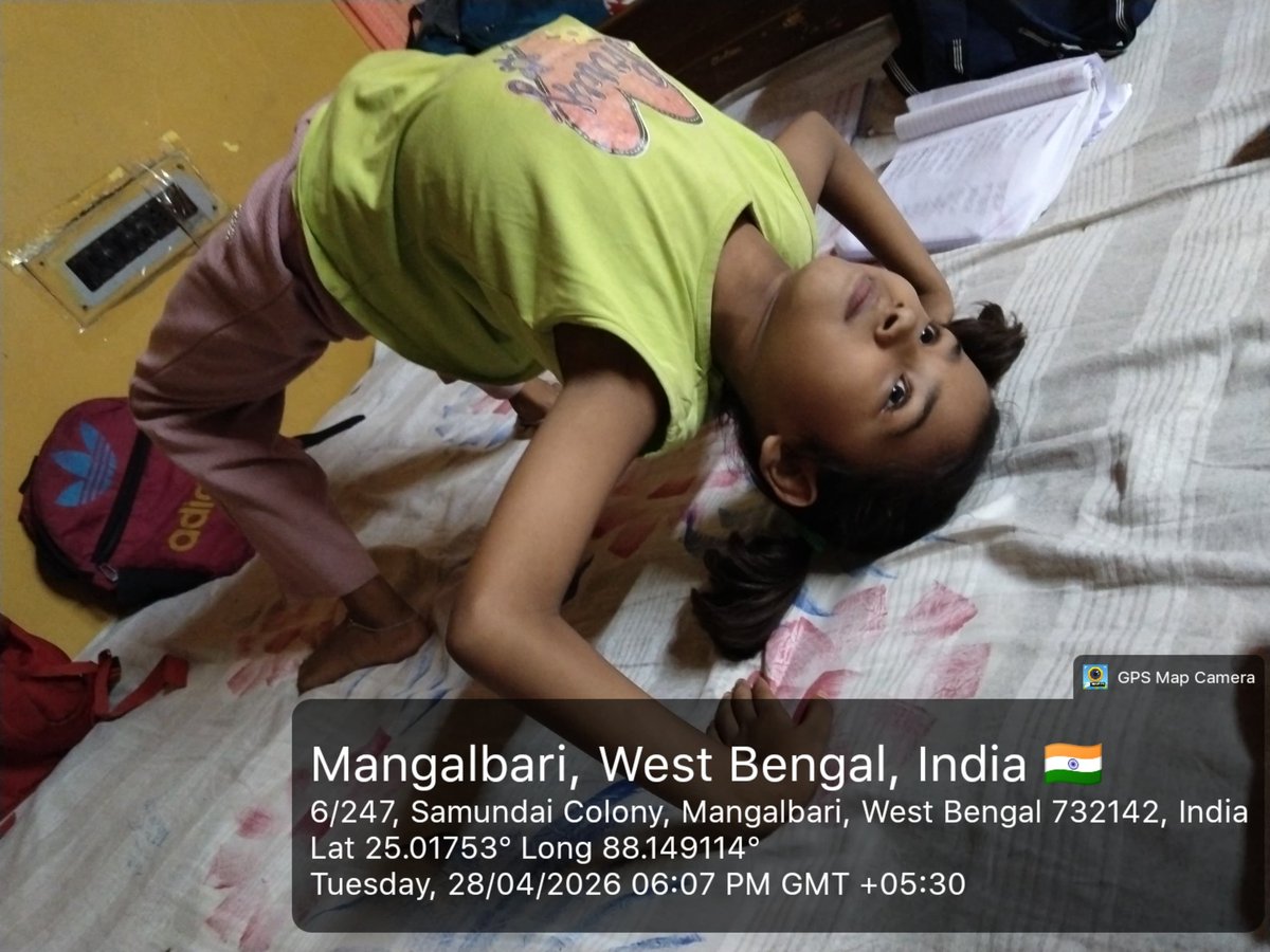 MaldaNss's tweet image. 53 days to go...
Countdown for 12th International Day of Yoga #IYD2026 #yoga
Morning Yoga session  by Cute sisyer of of Vol Mam Mandal,    Malda College @YASMinistry @rdnss_kolkata @BhartiyaConnect @ishafoundation
@_NSSIndia 
@MYBharatHQ @PIB_India