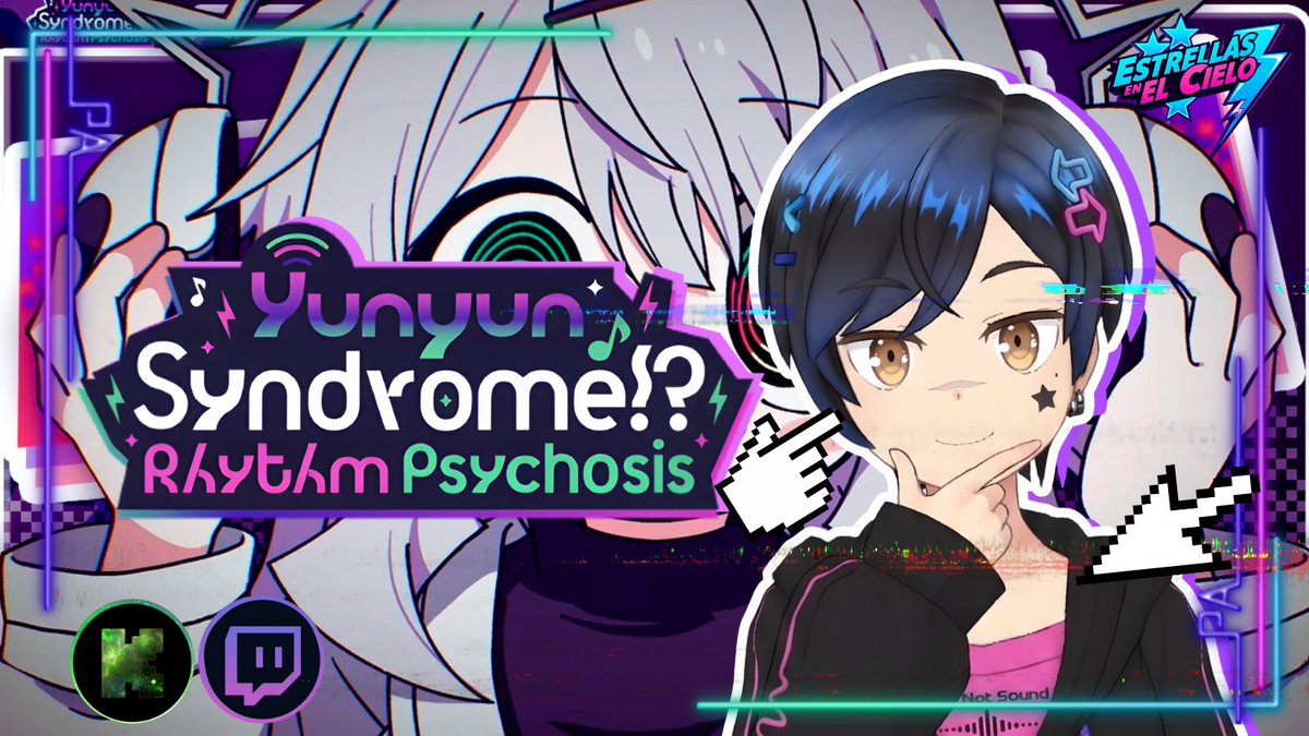 ProxSylverStar's tweet image. 🌀🎶 ¡Estreno psicodélico, estrellitas! 🌌

Hoy a las 22:00 (ARG) estaré jugando por primera vez Yunyun Syndrome Rhythm Psychosis⚡💫 en un nuevo bloque de ESTRELLAS EN EL CIELO ⭐

Prepárense para un viaje caótico y rítmico 🚀👀

#YunYunSyndrome #RhythmGame #Stream #Twitch #Kick