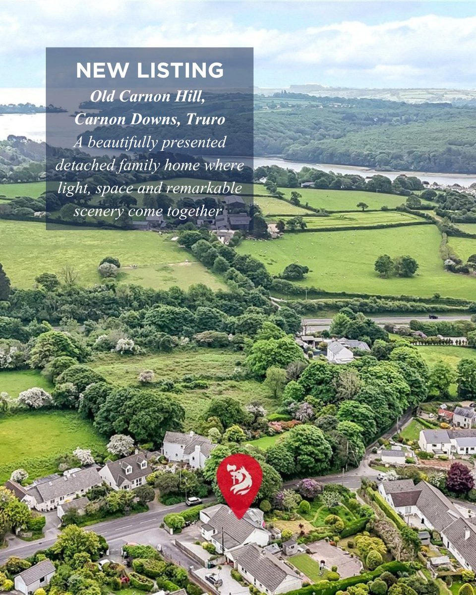 JS_Cornwall's tweet image. New listing
Old Carnon Hill, #CarnonDowns, #Truro, #Cornwall
Guide price £550,000

A beautifully presented detached family home where light, space and remarkable scenery come together effortlessly.

jackson-stops.co.uk/properties/216…

#carnondownsproperty #truroproperty #cornwallproperty