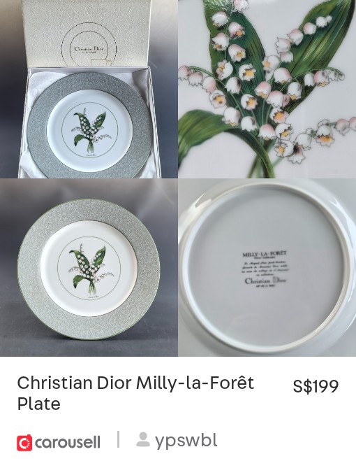 Check out 'Christian Dior Milly-la-Forêt Plate', available at S