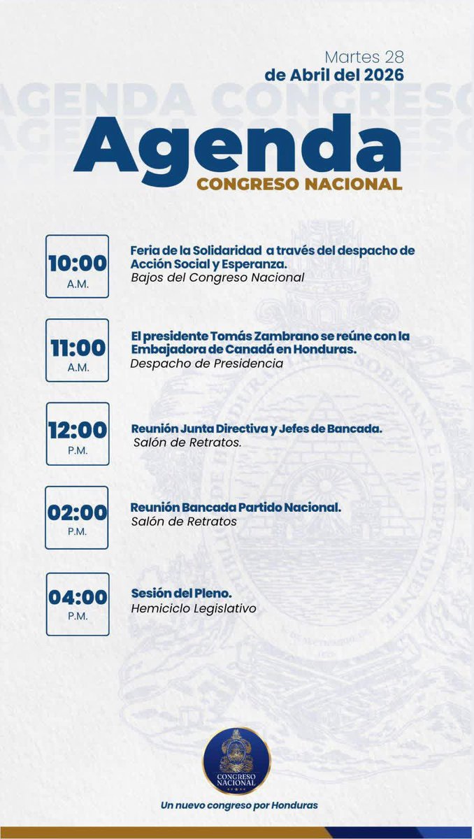 Congreso Nacional de Honduras tweet media