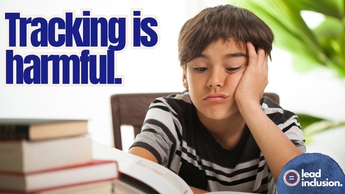 leeannjung's tweet image. 🚫 Tracking is harmful. If our tier 2 or tier 3 intervention replaces core instruction, we've tracked #students. #LeadInclusion #TeacherTwitter #UDL #InclusiveEd #EdLeaders
