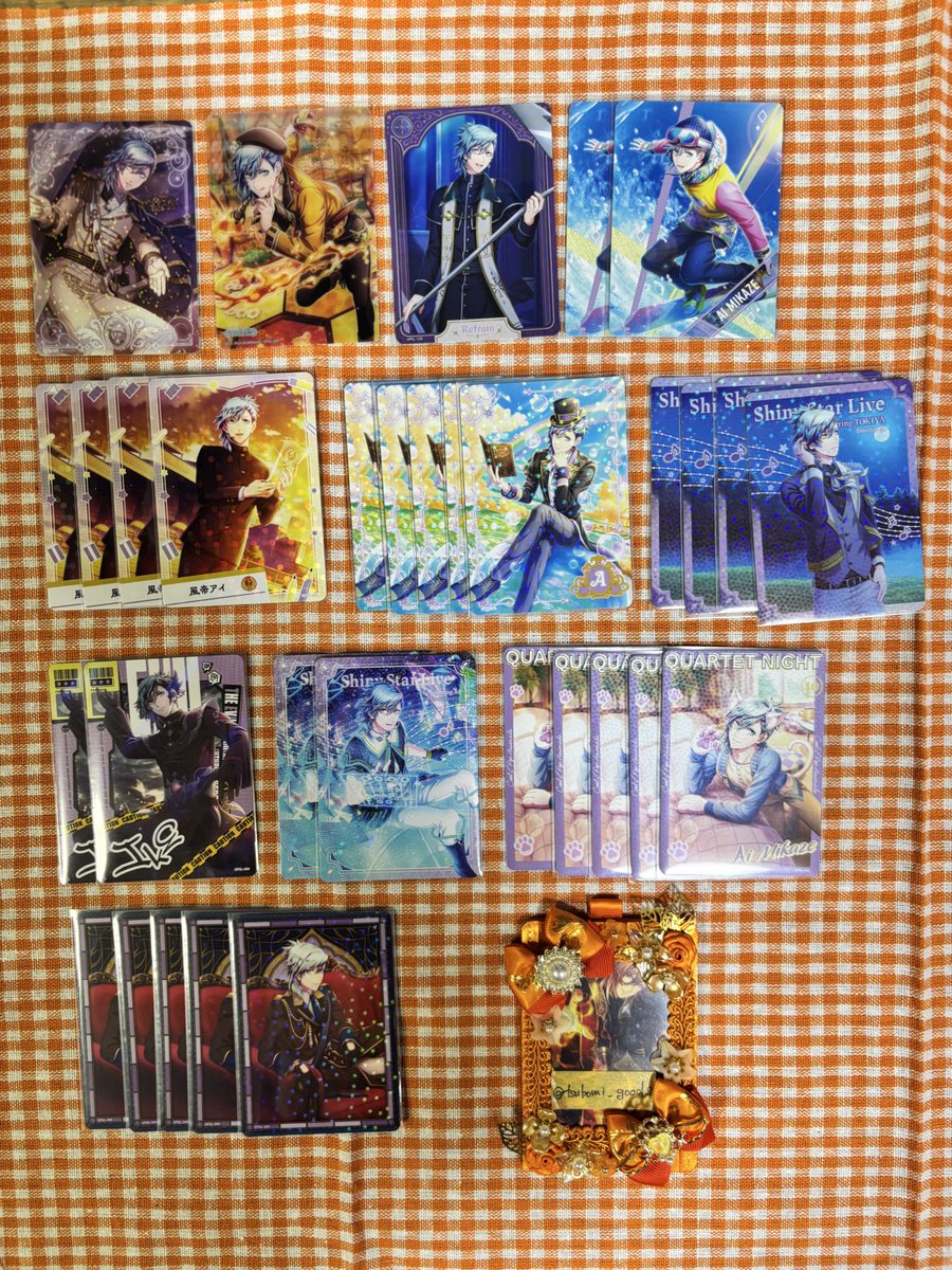 tsubomi_goods's tweet photo. 【交換】うたプリ ビジュコレ R  N

譲→藍
画像1枚目 vol.5、2枚目過去弾

求→レン
画像3枚目の👑>無印
最優先は陰陽師（R vol.1、N vol.5）

郵送交換希望
発送はGW明け5/7より
初回お取引の方はツイフィご一読お願いします

比率等詳細はリプライへ https://t.co/EbhdBWkFQK