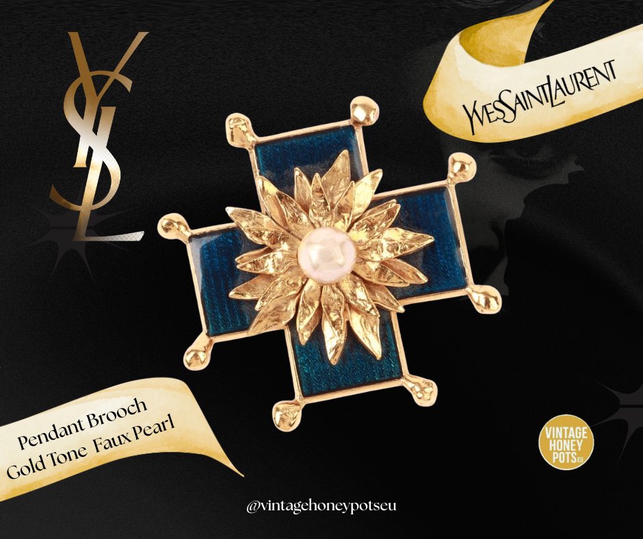 vintageHPEU's tweet image. Channel your inner fashionista and embrace the trend for all-things vintage and brooches! They’re this season’s must-have accessory! This stunner from @ysl is available, here ebay.de/itm/1578559085… #vintagebrooch #brooch #ysl #broochfashion #notbuyingnew
