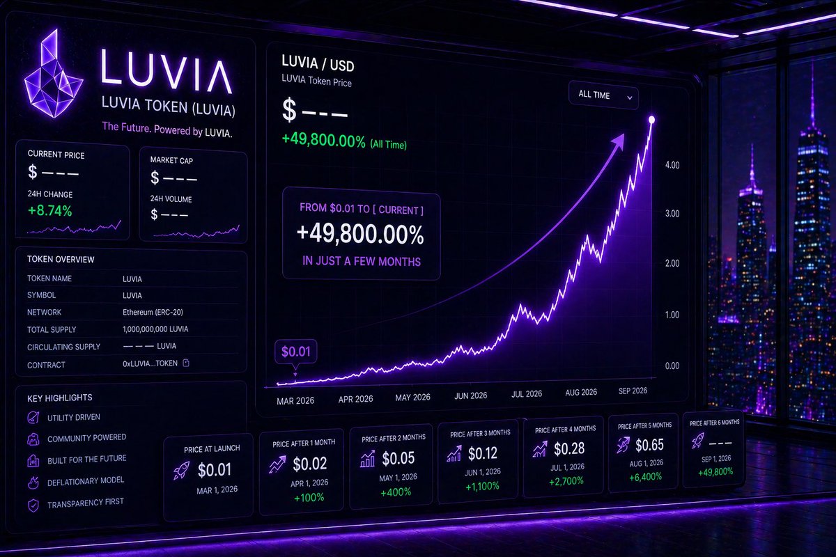 LUVIAtoken's tweet image. The next wave of crypto isn’t speculation.

It’s real utility.

#LUVIA #Utility #AI #Crypto #Web3