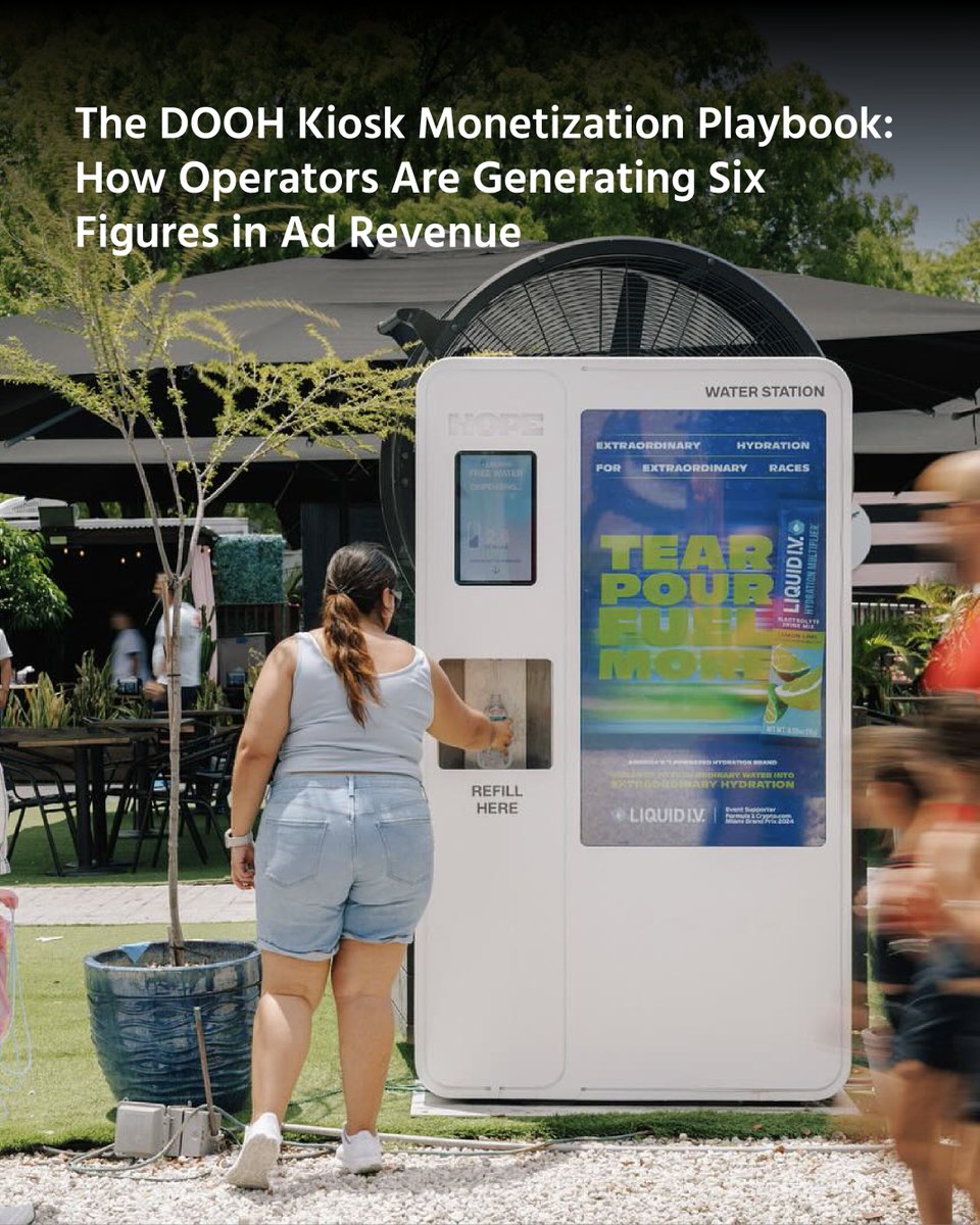 SkoopSignage's tweet photo. If you run a kiosk network and aren't selling ad inventory, you're operating a media business and just not collecting the revenue.

🔗 https://t.co/EKWhG1Wzpw https://t.co/WJmHunax5S