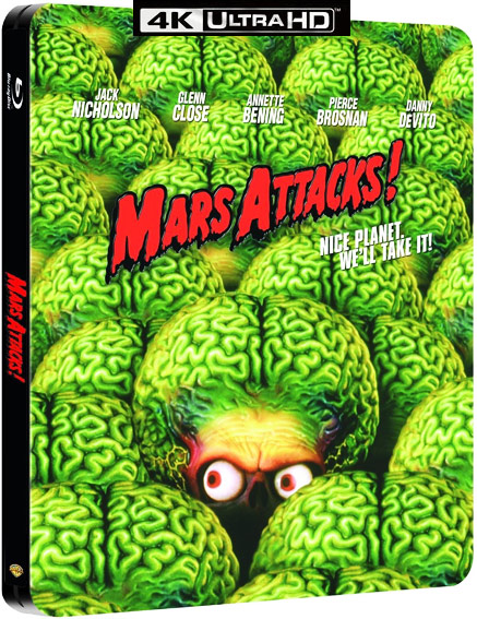 edlimitee's tweet image. #film #cinema #collector #4k #bluray #mars #alien "Mars Attacks!" Le film totalement culte de Tim Burton se paye une édition Steelbook Collector Bluray 4K pour son trentième anniversaire sur : edition-limitee.fr/category/blu-r…