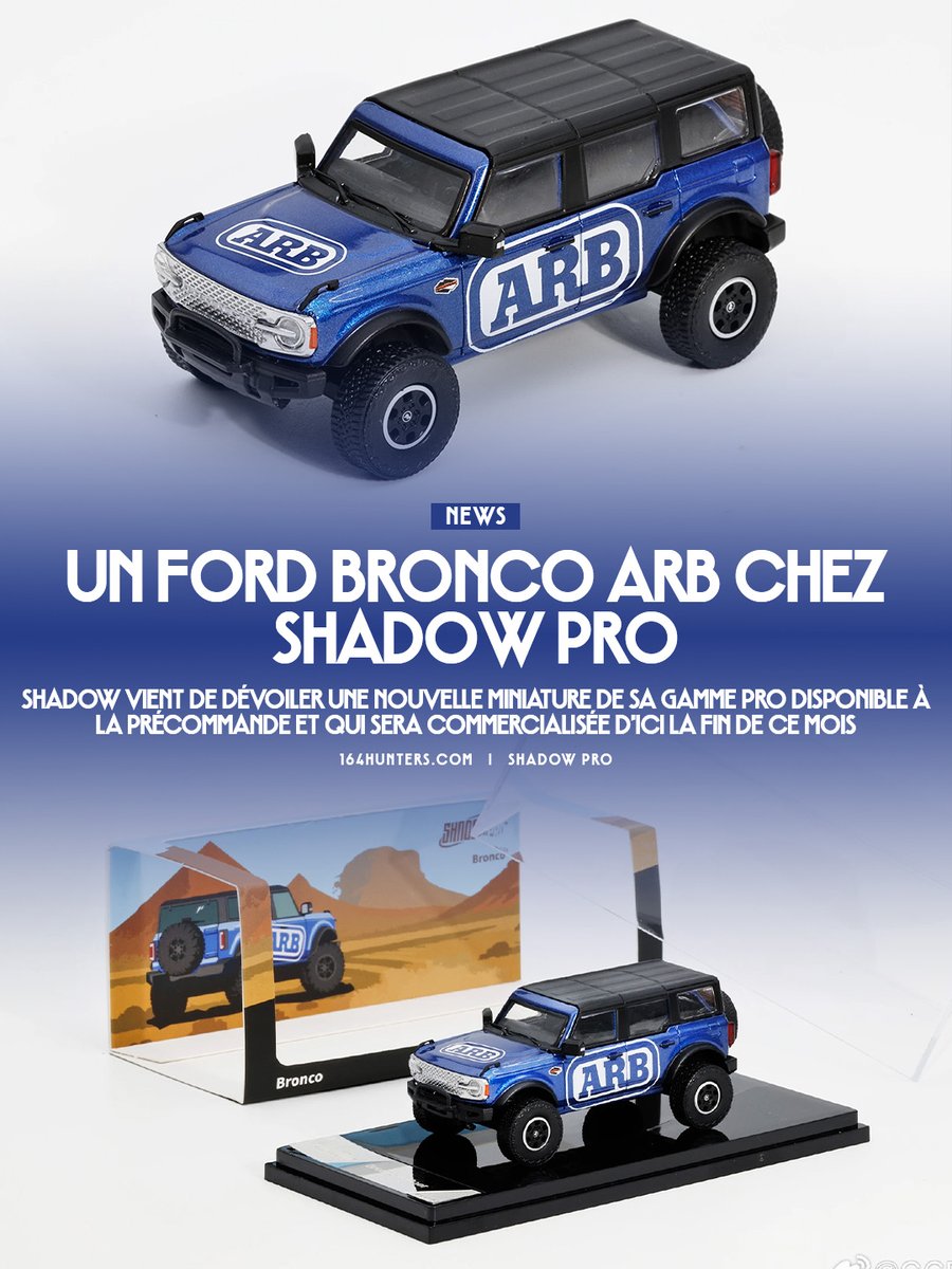 164hunters's tweet image. 🇫🇷 Un Ford Bronco ARB chez Shadow Pro 
🇯🇵 Shadow ProのFord Bronco ARB
🇺🇸 A Ford Bronco ARB from Shadow Pro
---
@GCD #Shadow #ShadowPro #Ford #Bronco
▶ Lien en commentaire