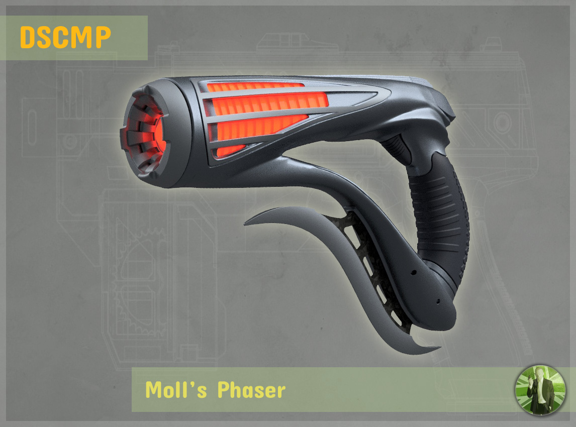 limeybuilds's tweet image. Moll's 32nd Century Phaser print model just completed.
#cosplay #startrek #prop #replica