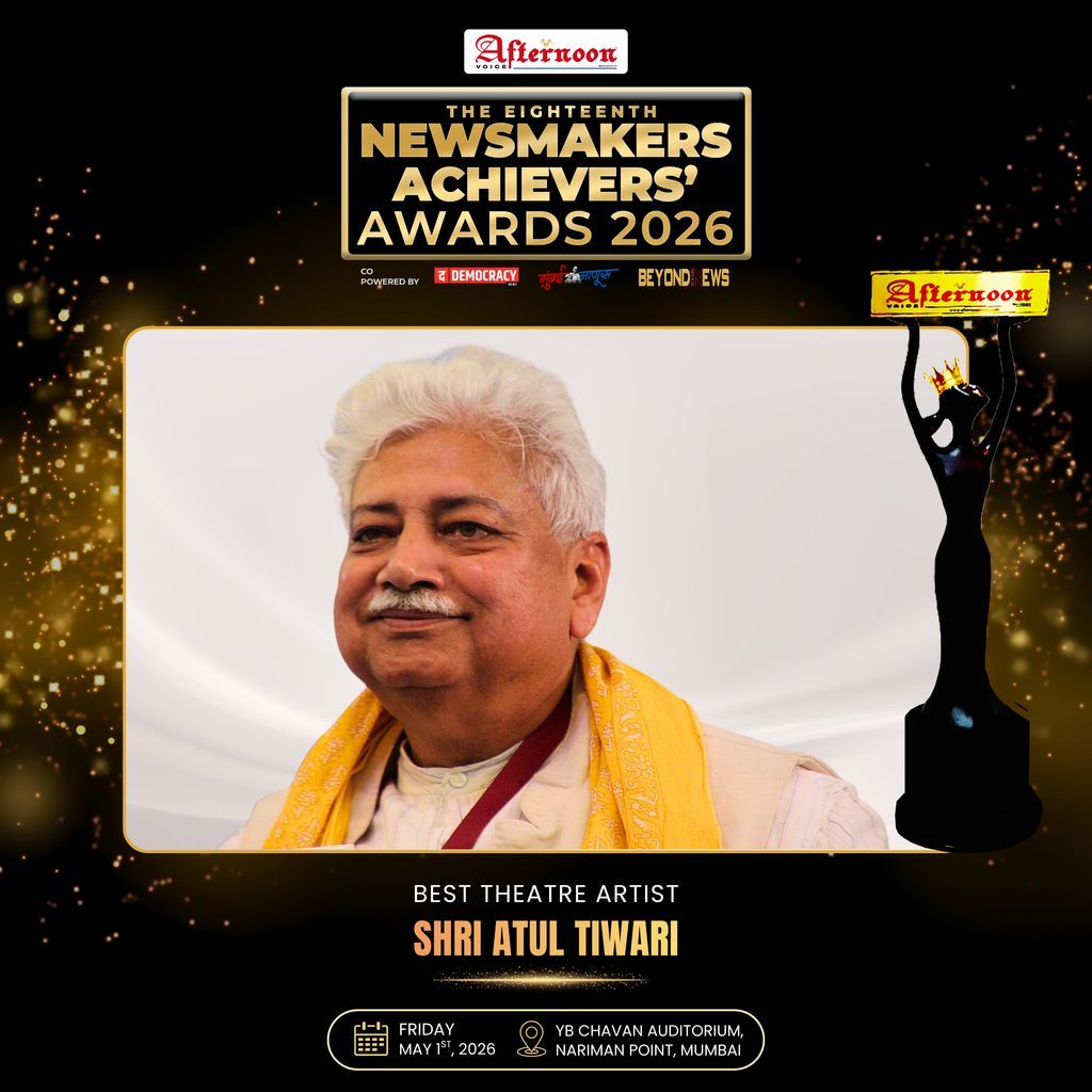 NBCAward's tweet photo. Honouring a distinguished voice in Indian theatre and performing arts.

Shri Atul Tiwari
🏆 Best Theatre Artist

We honour his excellence in theatre and performing arts.

#TheatreArtist #AtulTiwari #IndianTheatre #PerformingArts #StageLegend #AfternoonVoice #NewsmakersAwards https://t.co/XmArJMWFFG