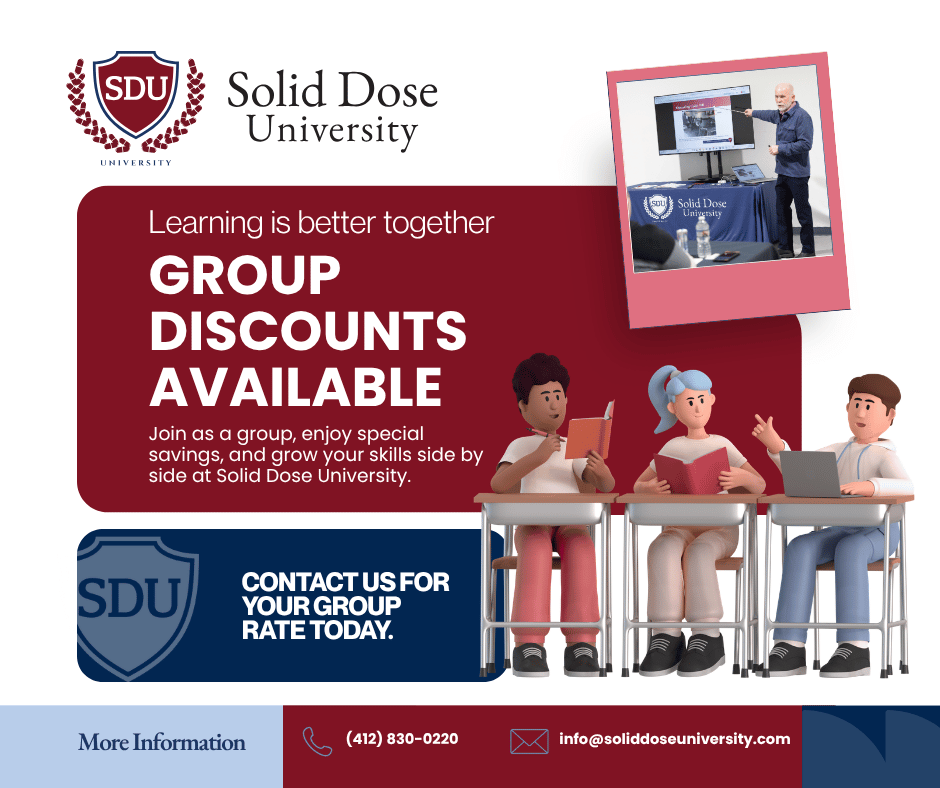 SolidDoseU's tweet photo. Train your whole team—or keep paying for mistakes.

SDU group training = fewer errors, better results.

⚠️ Limited group spots available
Register now:
https://t.co/ViCMRMAGdf https://t.co/03H69mjbLt