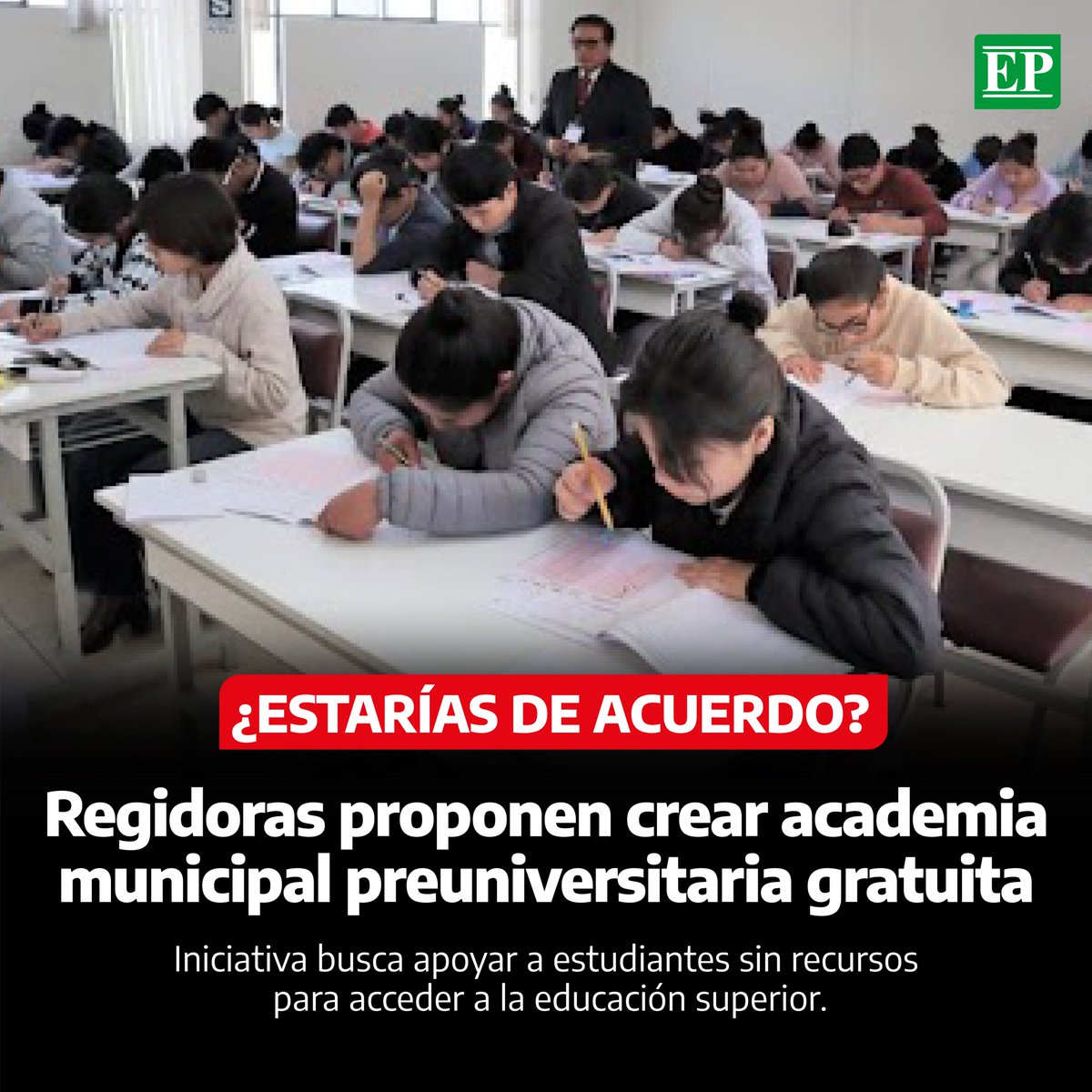 Diario_EP's tweet image. #Arequipa | Las regidoras de la Municipalidad de Arequipa Patricia Hidalgo y Diana Caracela, presentaron la iniciativa “Academia Municipal Gratuita Pre-Muni 2026”, orientada a brindar preparación académica a estudiantes de quinto de secundaria y egresados de colegios públicos.