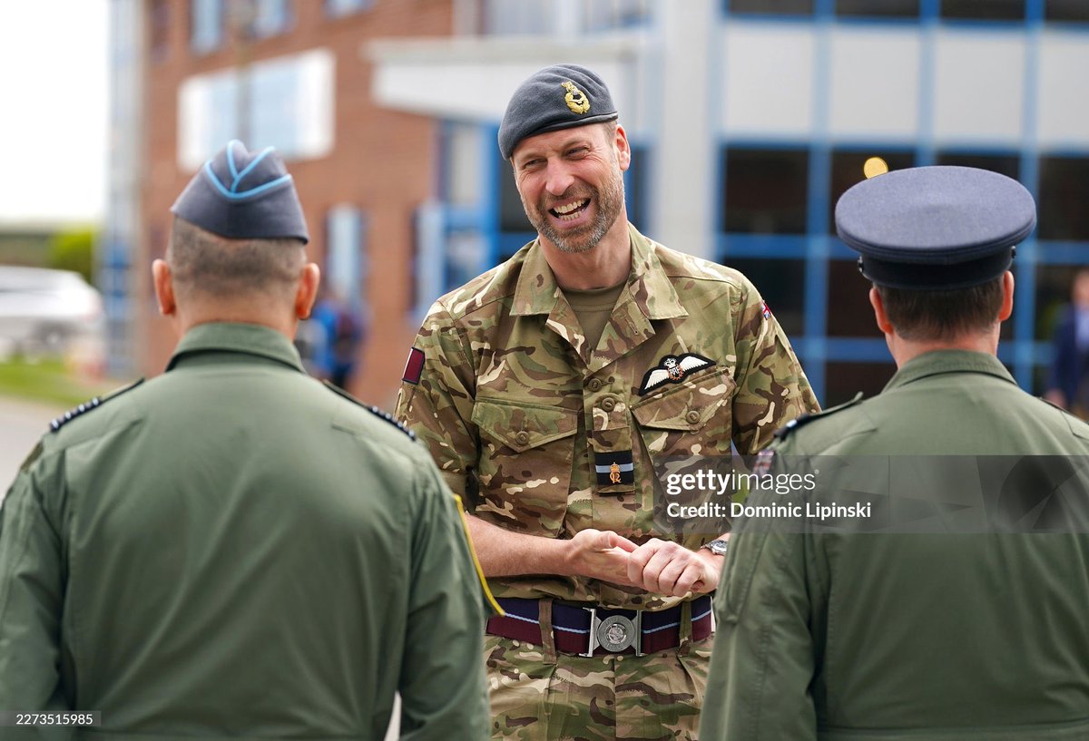 Out and about👌🏽 Today the Prince Of Wales was at the RAF valley ...