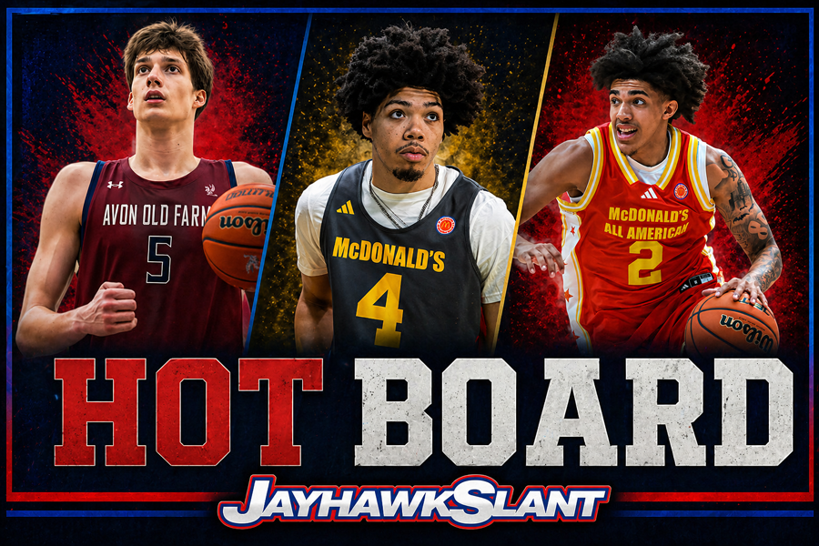 JayhawkSlant's tweet image. Hot Board: The latest updates have been added to the hot board. 

What is left? The latest as the KU staff still awaits some answers on the class. #kubball

More:
on3.com/sites/jayhawk-…