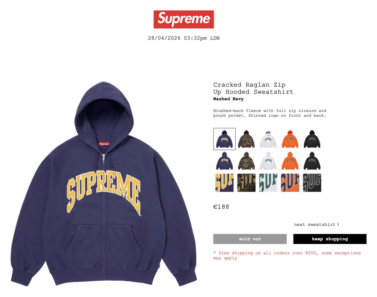 Supreme Drops tweet media