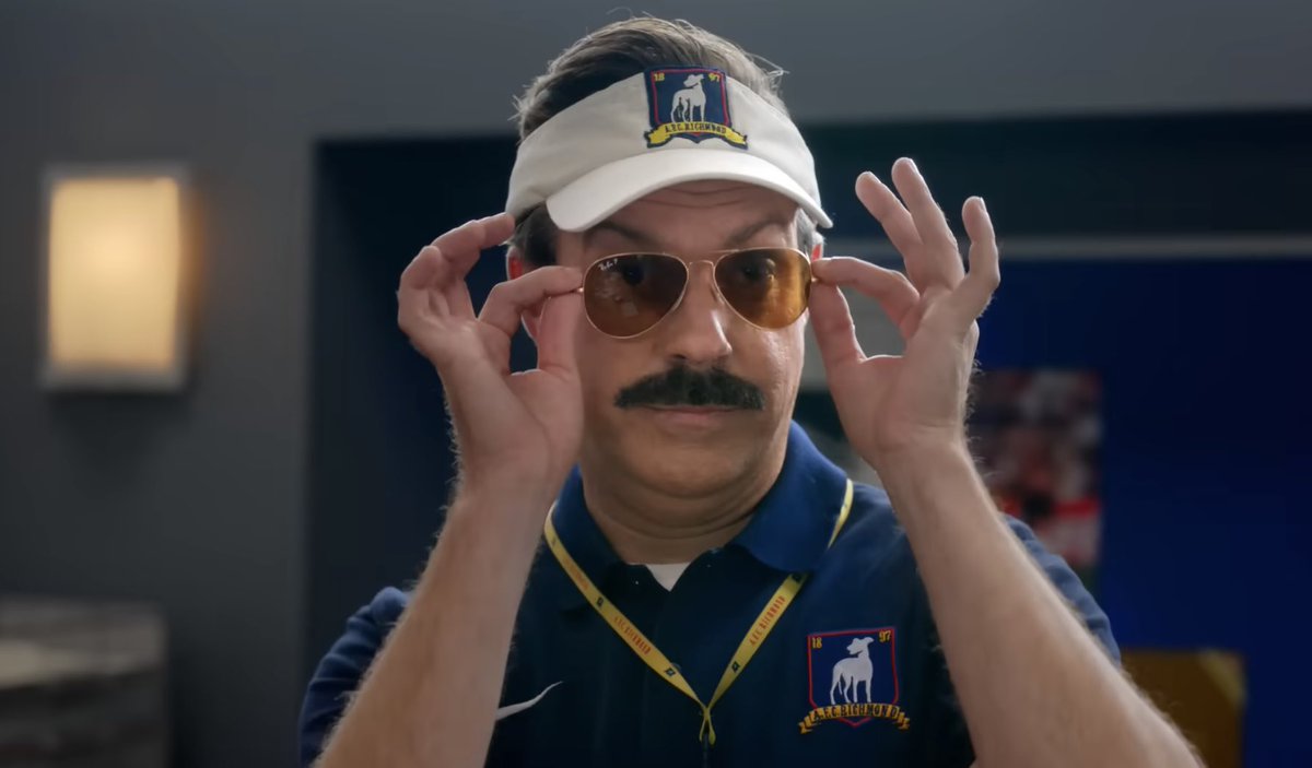 FilmUpdates's tweet photo. Jason Sudeikis returns as Ted Lasso in ‘TED LASSO’ Season 4.

Premiering August 5 on Apple TV. https://t.co/RoaiTUKATC