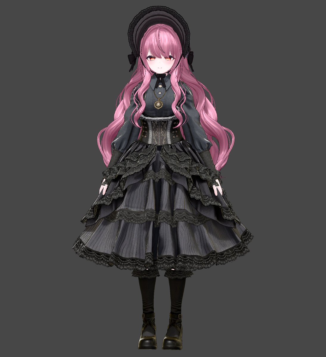 Neogools's tweet image. 『フォレ・ノワールの少女 カザリス』にも対応しました！

#3dcg