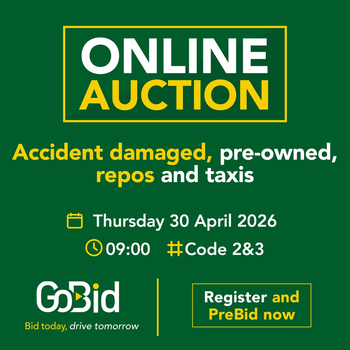GoBid tweet media