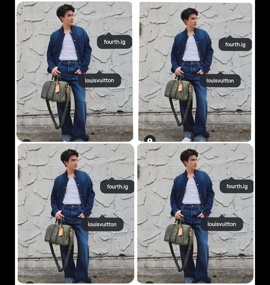 IngRada1020227's tweet image. IG Check ✅️✅️✅️✅️

#LouisVuitton #LouisVuittonxFourth
#Fourthnattawat #โฟร์ทณัฐวรรธน์