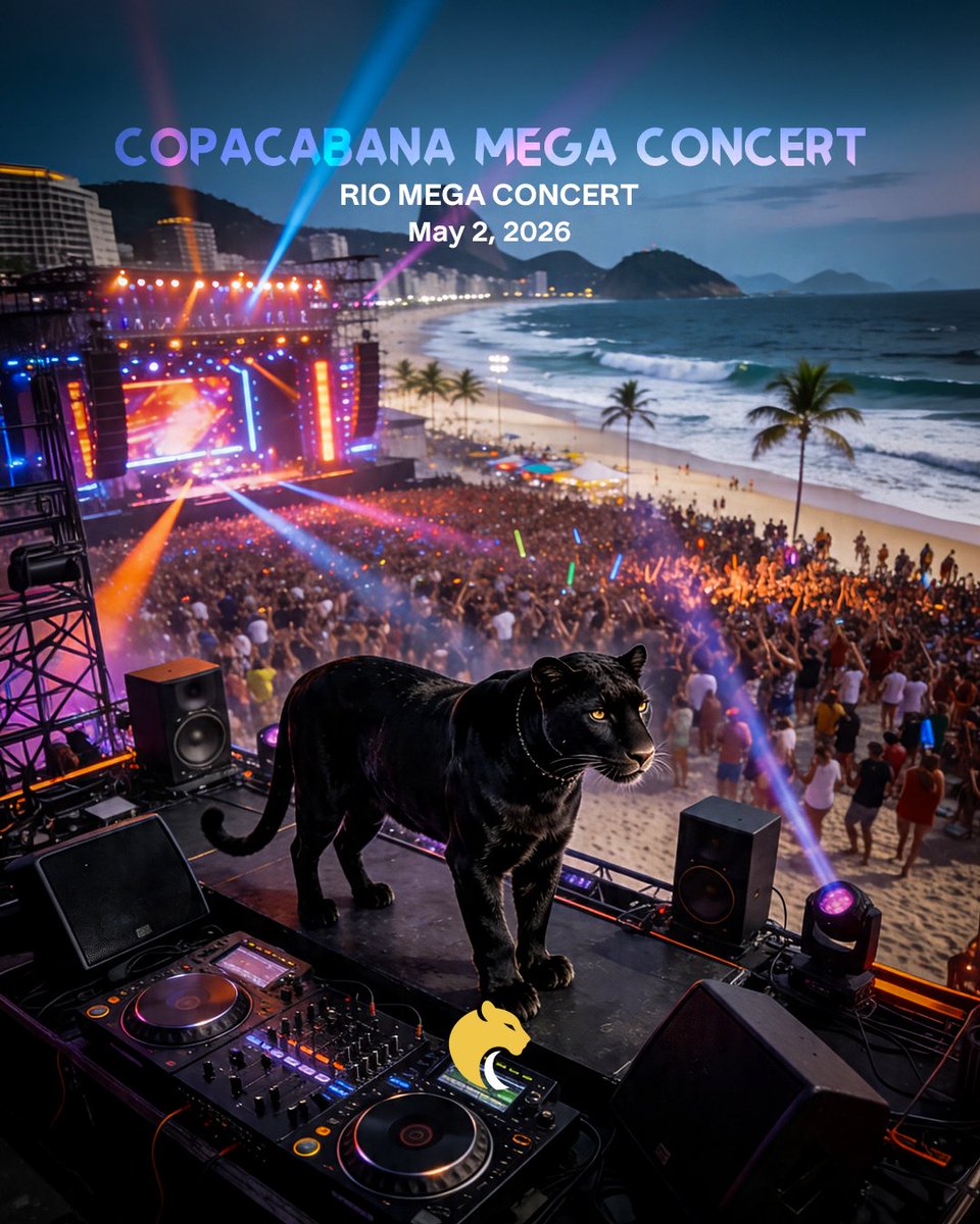 betpuma_'s tweet image. Millions gather for an unforgettable night in Rio 🎶🔥

#Rio #Copacabana #Brazil #LiveMusic #Concert #Festival #MusicEvent
#Crowd #GlobalEvents #Party