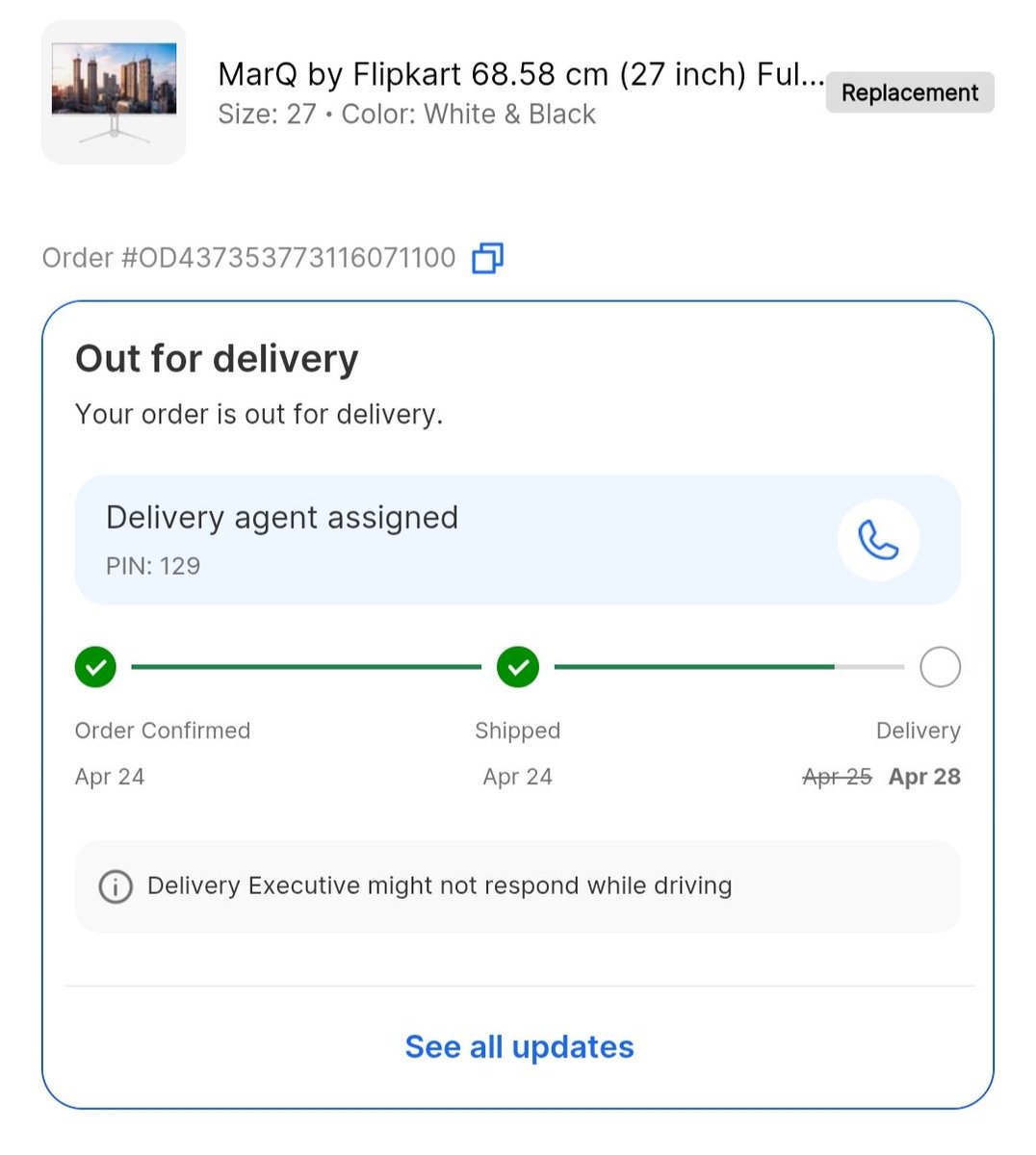 iamfaiiizan's tweet image. @Flipkart @FlipkartSupport @consaff @jagograhakjago @PMOIndia

Order ID OD437353773116071100

28 April Still Not Delivered Out For Delivery But No Call No Attempt Since 20 April

Deliver Immediately Or I Will File Consumer Complaint 
#FlipkartFraud #FlipkartScam #Flipkart