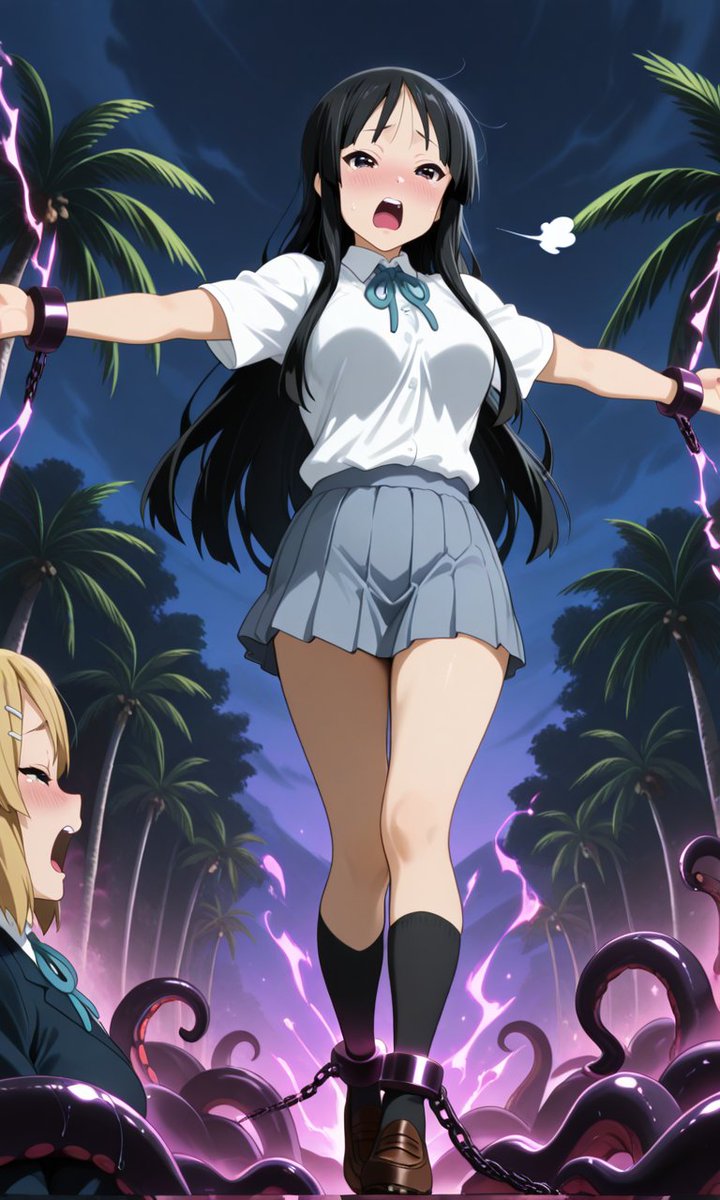 hamagi2's tweet image. ＃磔 ＃AIart
こんばんはりつけ🌃
今宵は秋山澪ちゃん拘束四選✝️