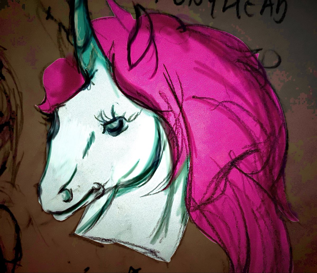 popcorngate's tweet photo. ponyhead #svtfoe https://t.co/fpkGpufY3S