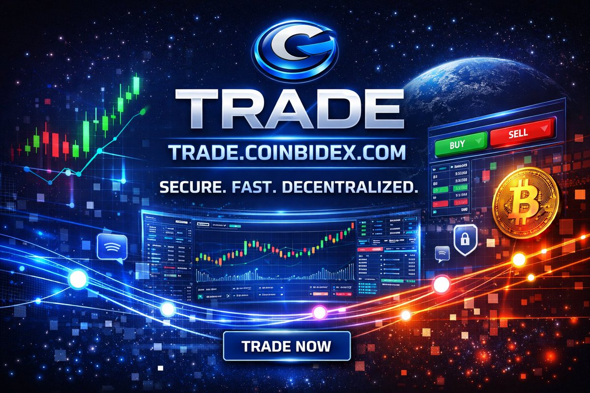 coinbidex's tweet image. You can now trade your favorite tokens directly on trade.coinbidex.com — fast, secure, and built for the future of decentralized trading.
Start trading today 👉 
#CryptoTrading #Coinbidex #Blockchain #TradeSmart