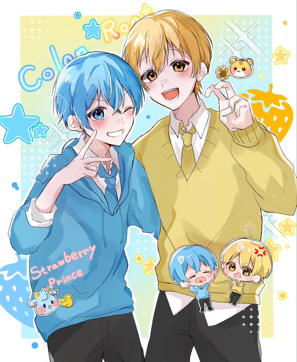 nao_6122's tweet photo. 🩵💛✨

#ころんギャラリー　 #るぅとぎゃらりー https://t.co/CXHmpXIndH