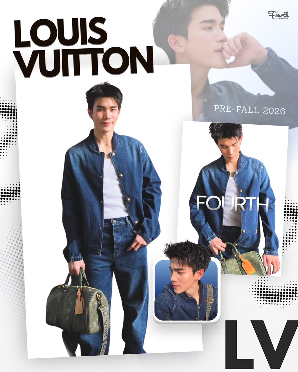 Fourth_Fashion's tweet image. • FOURTH Nattawat Fashion •
— #FourthnattawatFashion ✨

| FOURTH with @LouisVuitton Pre-Fall 2026 Collection |

#LouisVuitton #LouisVuittonxFourth #Fourthnattawat #โฟร์ทณัฐวรรธน์

ลุคนี้ของโฟร์ท คือการนิยามคำว่า effortlessly refined ได้อย่างดี