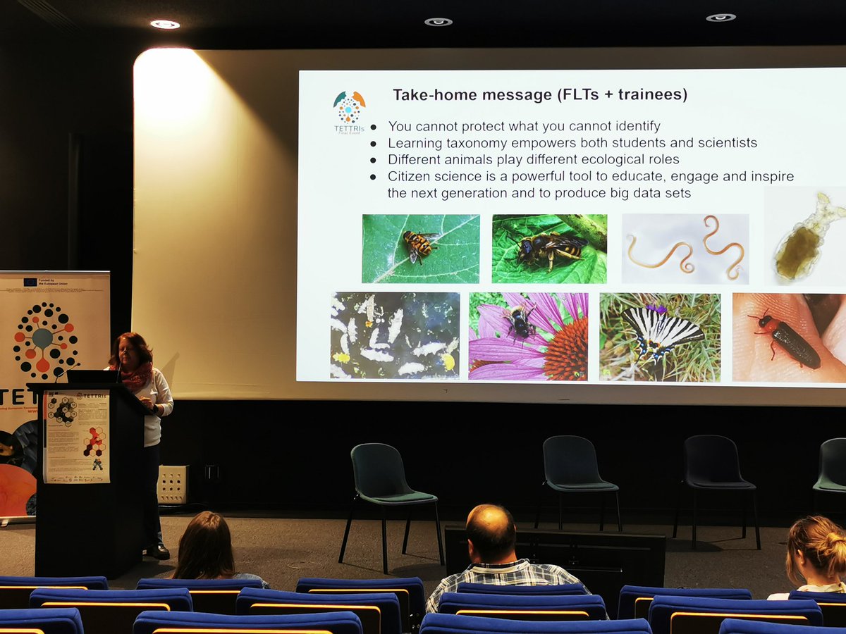 INCSTEP_EU's tweet photo. Teaching how to teach 🧐 - or the experience of training new trainers of future taxonomists, an interesting initiative within the TETTRIs framework presented by Iasmi Stathi. https://t.co/LziGyyQbL9