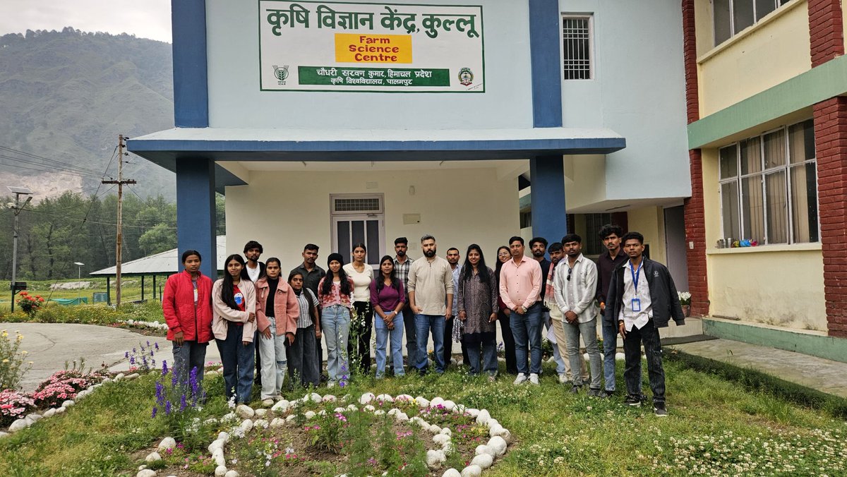 kvkkullu's tweet image. #Exposurevisit was conducted for 3rd year students of COA &amp;amp; Research Station, Gariaband at @kvkkullu. Students were sensitized on horticulture, agriculture, and livestock farming practices, gaining valuable field-level insights for sustainable farming. #EXPERIENTIALLEARNING