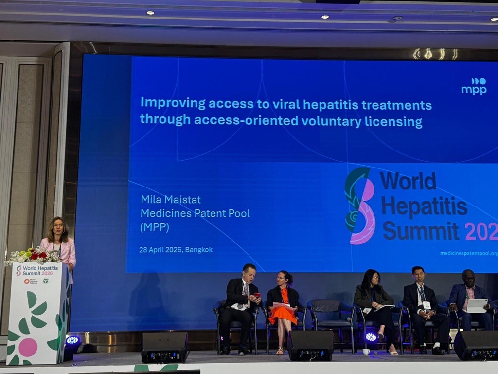 MedsPatentPool's tweet image. 🌍 World Hepatitis Summit 2026

At #WHS2026, MPP’s @MilaMaistat highlighted how far we’ve come on access to #hepatitis treatments: “If in the past elimination was seen as not possible due to high prices for #treatments, now affordable treatments are widely available through