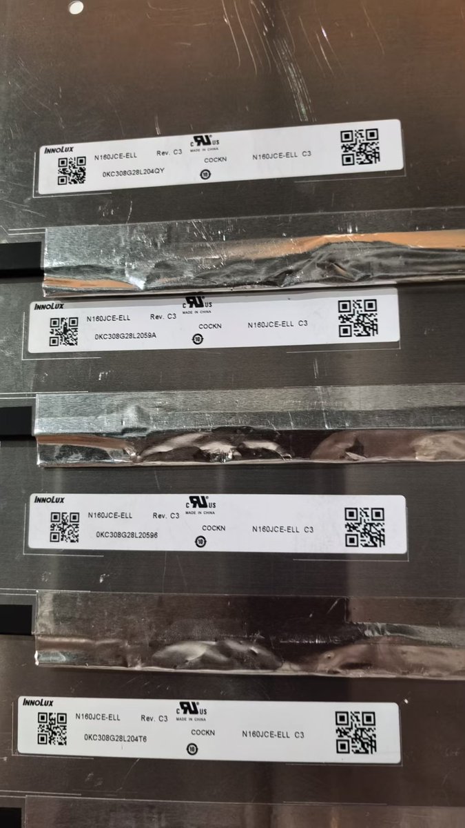 lpscreens's tweet image. 🔥 16” Laptop Screens – Limited Stock!
B160UAN01.L / B160QAN02.L / B160UAN04.4 / B160UAN04.7 / B160UAN08.1 / B160UAN04.1 / B160UAN01.H
Sharp display ⚡ Reliable quality ⚡ Fast shipping
Perfect for repair &amp;amp; resale.
#LaptopScreen #LCD #Repair #Wholesale