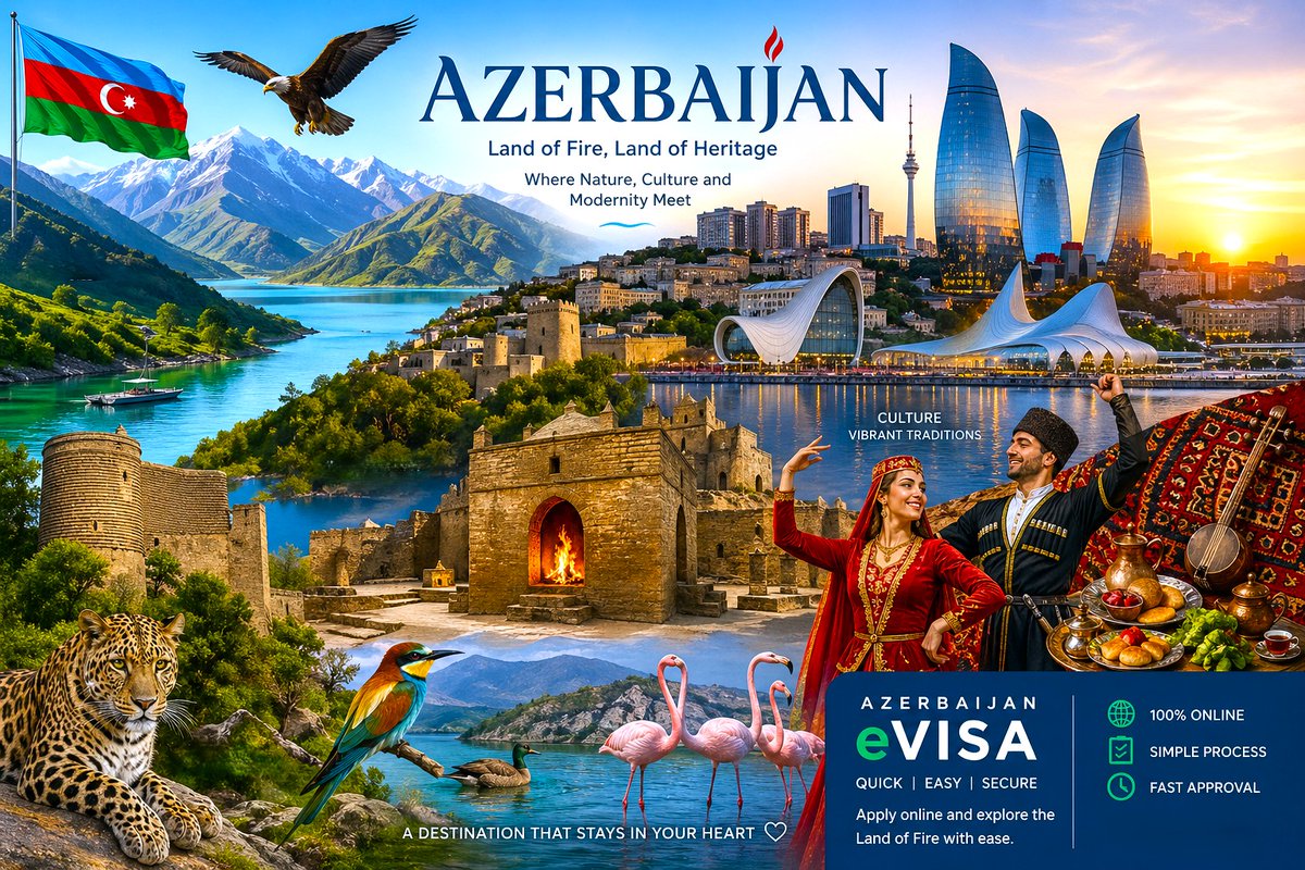 eservices6226's tweet photo. 🇦🇿 Track your Azerbaijan eVisa status online in seconds. Check your Azerbaijan visa application status securely with real-time updates.

🔍 Check Now: https://t.co/gsSmQRY9Za

#AzerbaijanEVisa #AzerbaijanVisaStatus https://t.co/0a5hnYThqW