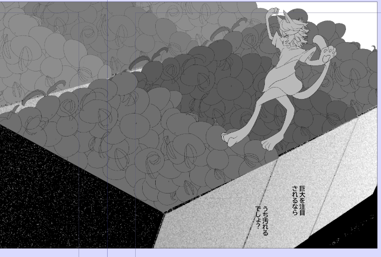tsuney_'s tweet photo. manga page + 3d material I am making with wip https://t.co/GF2Yhu5eDF