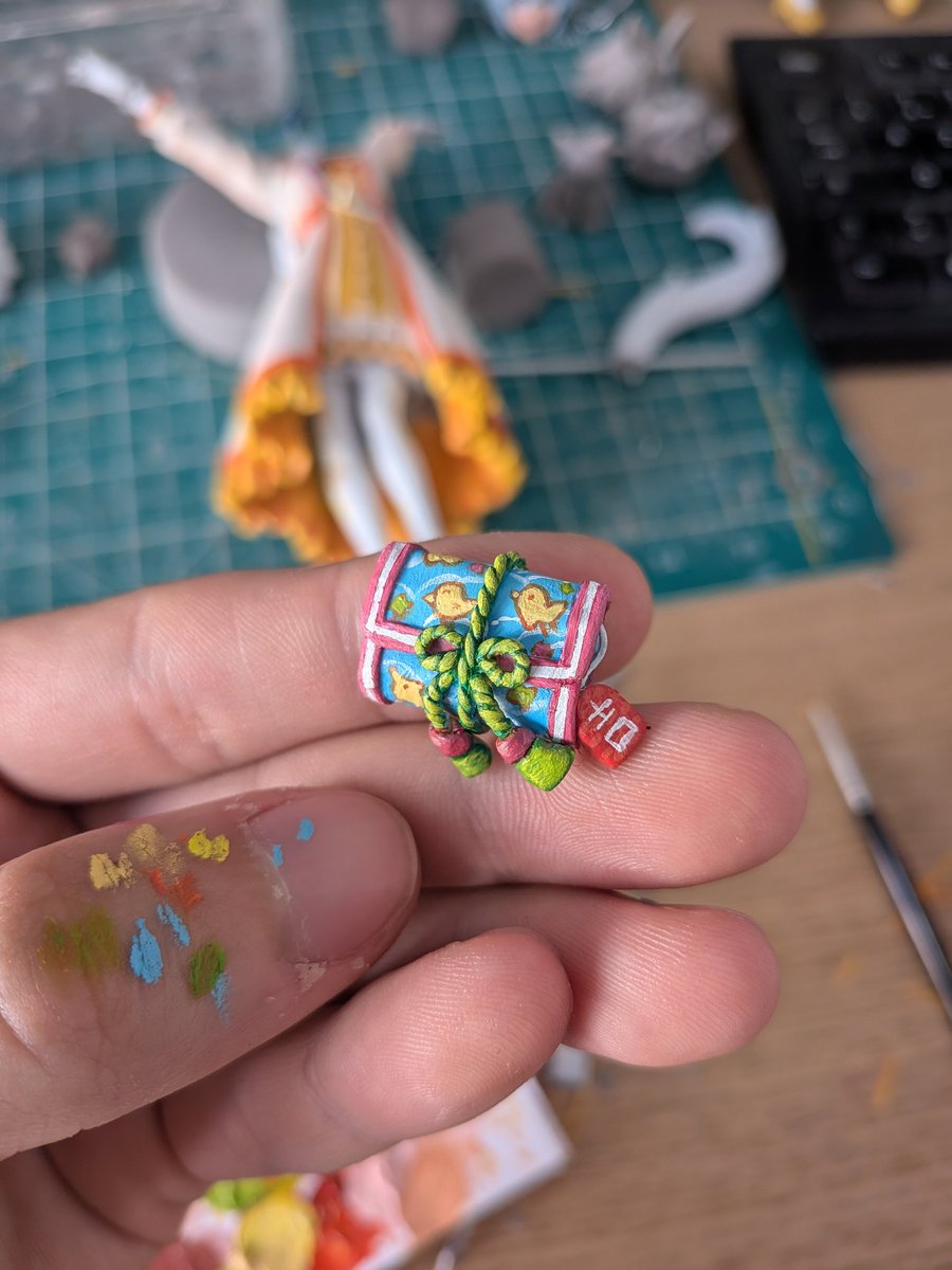 Pachyiw's tweet photo. happy with how fuku little bag came out https://t.co/aSzcW9zrgt