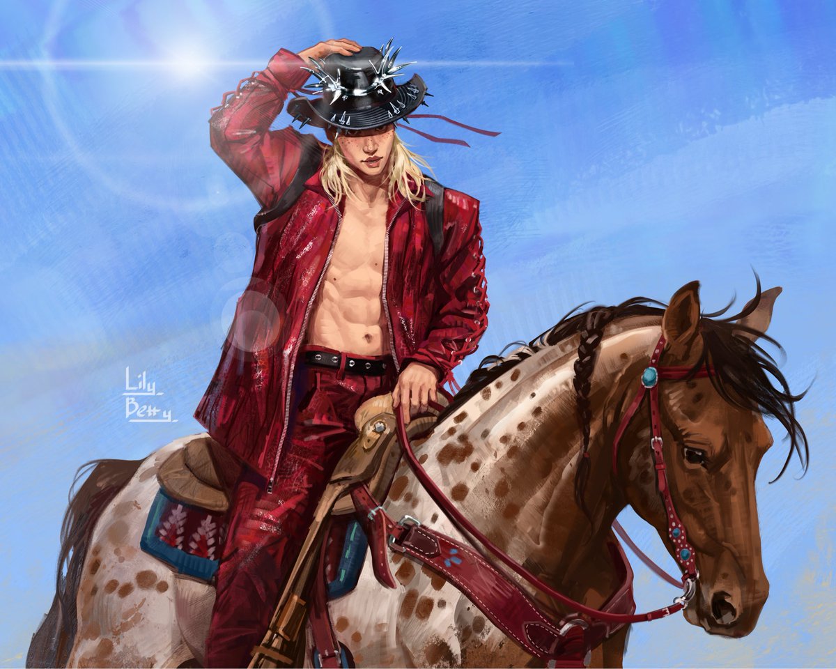 Save a horse… you know 🐎🌵

#StrayKids #Felix