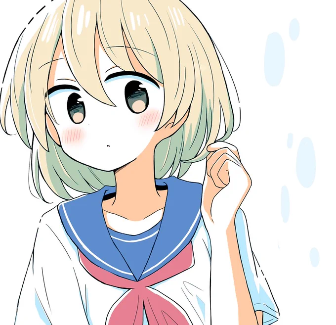ショートヘアな宮川さん。