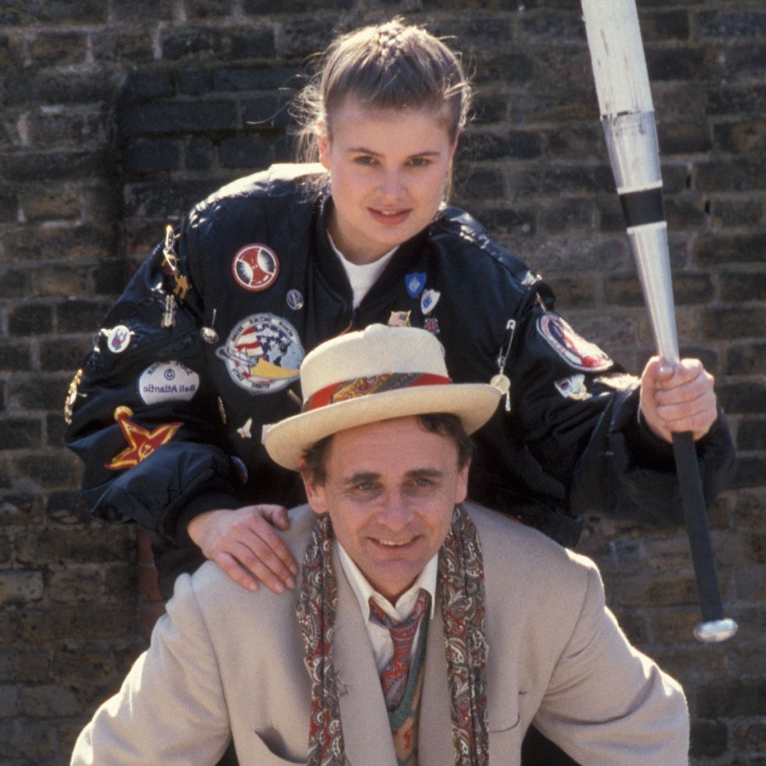 DoctorWhoPix's tweet image. Sylvester McCoy and Sophie Aldred #DoctorWho #DrWho