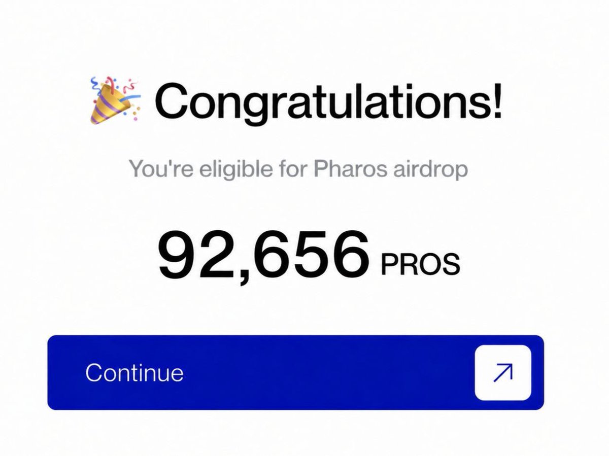 $PROS Airdrop distribution is live now  🤩 

Claim 🔗 claim.phasros.xyz

✅ Claimed 92k $PROS tokens

#PROS #Airdrop