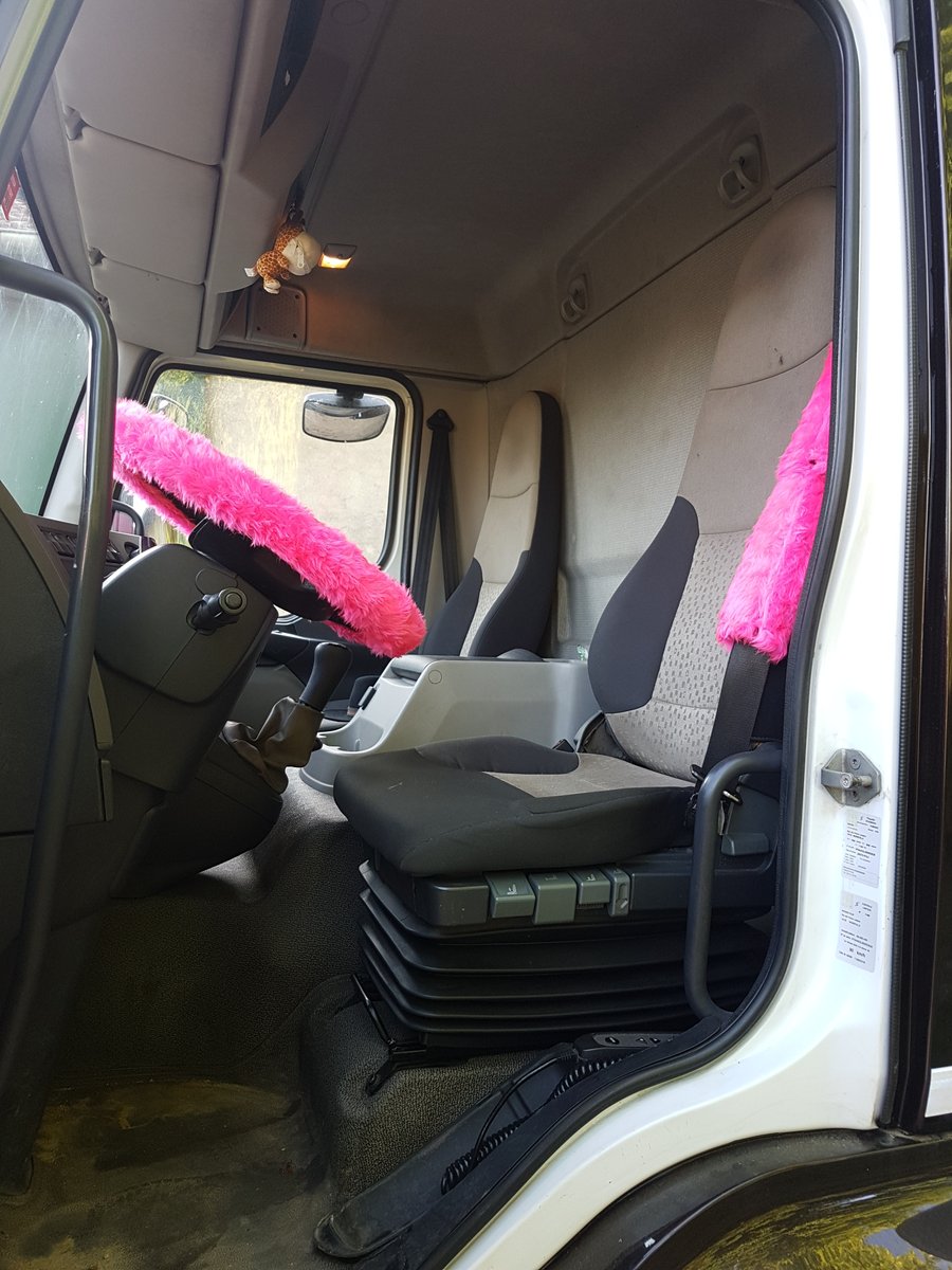PoppysCrafts's tweet image. Pink, but make it truck life 💕🚛
Our handmade fuzzy steering wheel cover &amp;amp; seatbelt pads proving they look just as cute in a lorry as they do in a car.
Comfort + style, wherever you drive 💖
#TruckLife #PinkAesthetic #CarAccessories #Handmade

poppyscrafts.co.uk