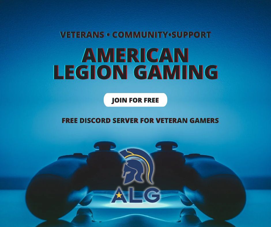 amlegiongaming's tweet photo. How many times are we gonna talk about our server before YOU check it out? No seriously, we’re a community of veterans, gamers & military families supporting veteran mental health through gaming! Join us, & find your squad 😎  #americanlegiongaming #veteransupport #veteran #veterancommunity #veterannonprofit