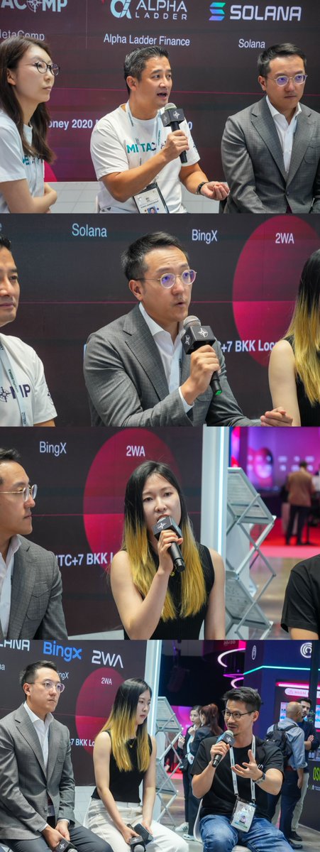 2WA_Official's tweet photo. 🚀Honored to co-host the RWA Fireside Chat with @MetaCompHQ @alphaladderfin @solana @BingXOfficial at @money2020 — right as 2WA launching $SPACEX token

🎤Incredible Speakers on Stage
Dr. Bo Bai — Chairman & Co-Founder, Alpha Ladder Finance
Tracy Xu - Head of RWA Ecosystem, MetaComp
Lu — Head of APAC, Solana
Yiko — Head of Asset Management, BingX
Kit — Co-Founder, 2WA

$SPACEX campaign is live. Stay close. 👀